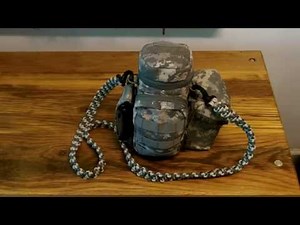 Condor Water Bottle Pouch - Day Hike Survival Camp/Cook Kit.