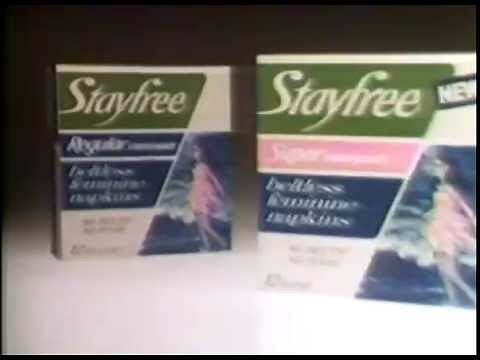 70's Ads: Stayfree Beltless Super Feminine Napkin