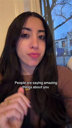 People are out there saying the nicest things about u | people