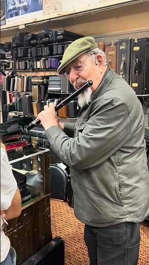 Dave Demonstrates a Restored Wooden Flute | Woodwind History & Sound