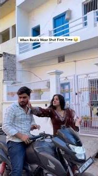 Bestie Wear Shut First Time😆 @Robin_Singh09 #comedy #funny #bestie #friends