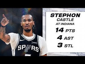Stephon Castle's Dominant Sophomore Season Debut Against the Pacers