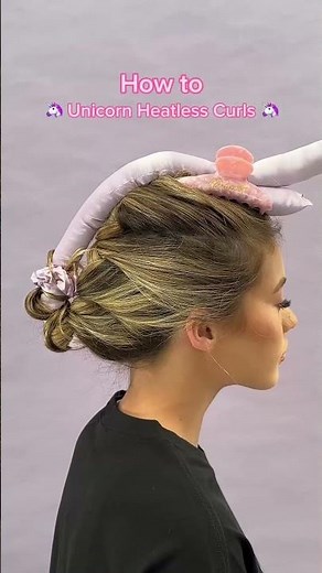 How to: Unicorn Heatless Curls 🦄