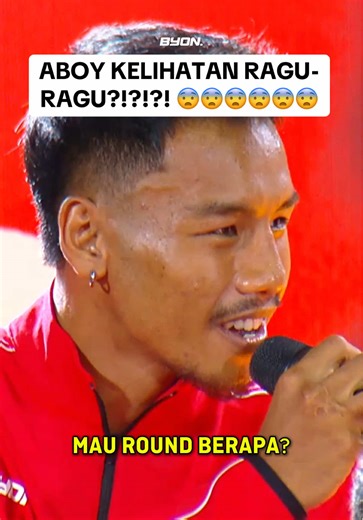 Aboy Terlihat Ragu-Ragu di Byon Combat Showbiz Vol. 6