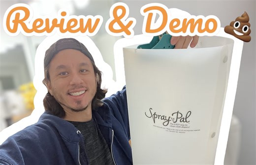 Watch Quick Review & Demo of the Spray Pal for Cloth Diaper Users on Amazon Live