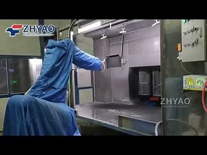 Automatic powder coating robot