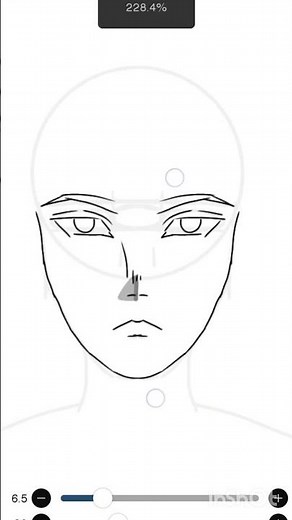 💯easy way to draw anime face full tutorial is on long video 🥰