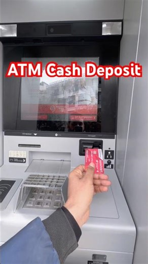How to deposit cash through ATM in Turkey. #atmdeposit #atm #atmmachine #bank #ziraatbankası #turkey