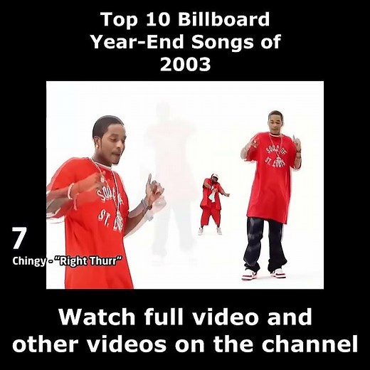 Top 10 Billboard Year-End Songs of 2003
