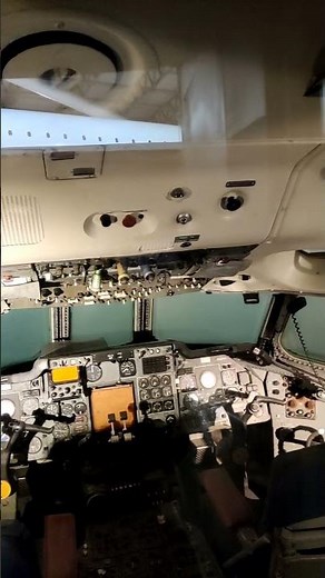 Inside a cockpit of Trident plane #plane #aeroplane #trident
