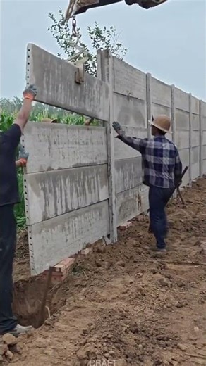 Female Pro’s Concrete Wall Assembly | Super Satisfying Construction Process