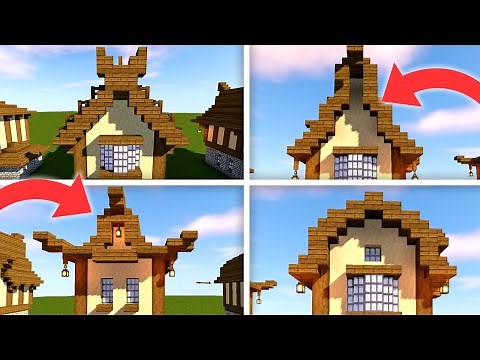 Minecraft | 10 EASY Roof Designs You Need To Know