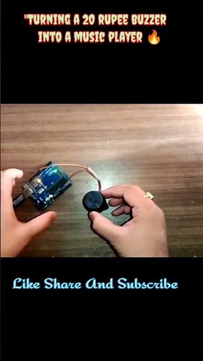 "Made my buzzer sing using Arduino! #Arduino #Robotics #Shorts #DIY#Engineering"