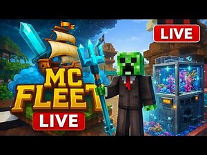 Minecraft LIVE 🚨 | MC Fleet Coral Farm = Unlimited Money 💎