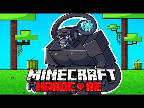 I Survived 100 DAYS as a SPIDER MONKEY in HARDCORE Minecraft!