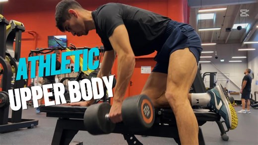 Upper body strength workout designed for athletes
