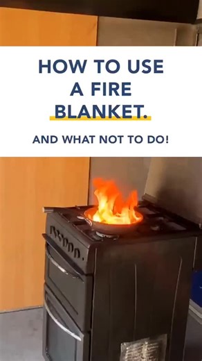 BE THE FIRST RESPONDER 🇮🇳 | How to Use a Fire Blanket: A Step-by-Step Guide! Did you know a fire blanket can save lives in an emergency? Whether it’s a kitchen fire... | Instagram