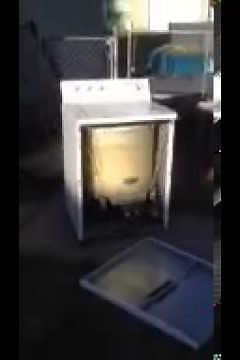 Washing machine disaster