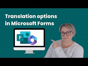 Translation Options in Microsoft Forms