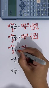 105K views · 4.3K reactions | MATH REVIEW: Converting Mixed Numbers to Improper Fractions #math | Prof Math Wizard | Facebook