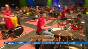 1.500 artistes ont enregistré l'hymne des Diables Rouges en vue de l'Euro 2024