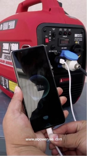 Power Up Anywhere! Charging your Phone directly from AiPower Portable Inverter Generator! #aipower #portablepower #invertergenerator #campingessentials #offgridliving #rvlife #outdoorpower #phonecharging #campinggear #fyp #foryou #foryoupage