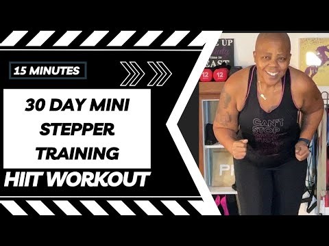Get Fit with 15 Minute Mini Stepper HIIT Workout Routine!
