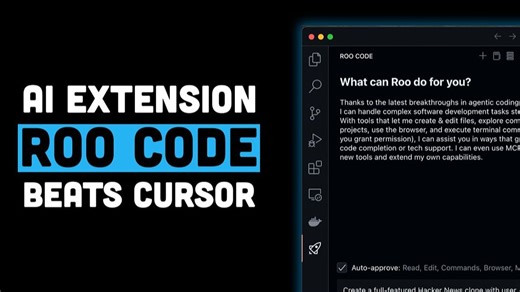 Roo Code太惊艳了！这款AI VSCode扩展，比Cursor还强？