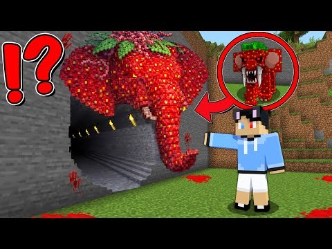 I Found The Scary Strawberry Elephant Brainrot Tunnel in Minecraft