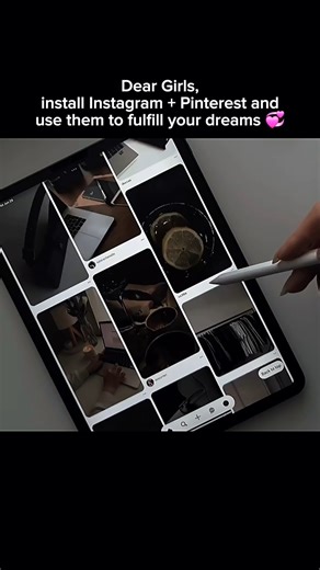 Dear Girls Install Instagram + Pinterest and use them to fulfill your dreams 💞 Read description ⬇️💸