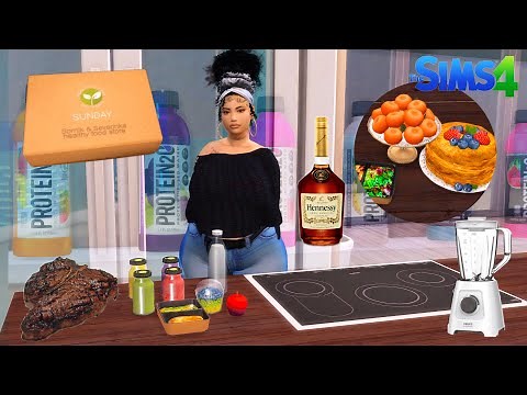 must have realistic cooking mods | S&S Food (meal preps, alcohol, protein shakes + more) ✨ #thesims4