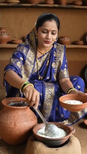 महाराष्ट्रीयन पारंपारिक कढी रेसिपी 😍 | 5 मिनिटांत झणझणीत कढी | Marathi Recipe #shorts#Kadhi
