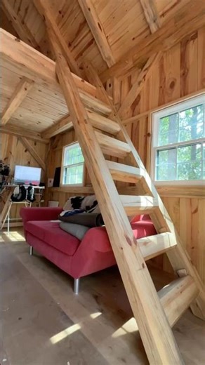 Mortise and tenon ladder