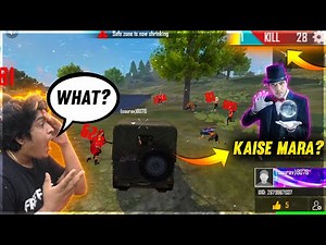 What Tricks Hacker ? Magic of Cars 38 Kills Solo Player 😲 | Kaise Mara | Garena Free Fire