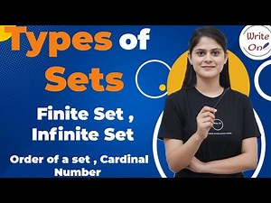 Finite & Infinite Sets | Cardinal Number of a Set | Complete Easy Explanation#Maths #MathsLecture