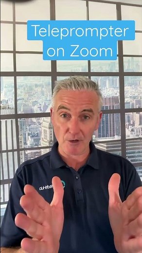 NEW - Teleprompter on Zoom
