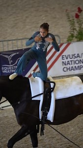 6.9K views · 1.8K reactions | That’s how you WIN the 1* Bronze Individual Freestyle Round! ✨ @hedi_vaults We love the team spirit and equine partnership ✨凉 Tune into the 2025 Equestrian Vaulting National Championship in Sacramento, CA @murietaequestriancenter  #ClipMyHorse.TV #USAVaulting #EVUSA | Equestrian Vaulting USA | Facebook