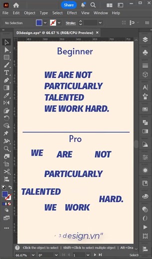 Break Text ToWords in illustrator #d3design #illustration #adobeillustrator #adobe #design | D3design.vn