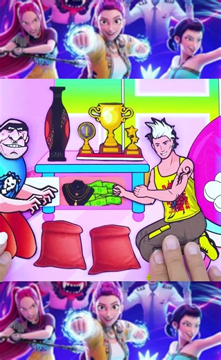 💖Paper DIY💖 Rescue Rumi From Elsa's Conspiracy | KPOP DEMON HUNTERS #shorts