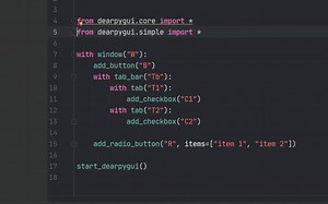 [Dearpygui]第3讲Parent Stack System