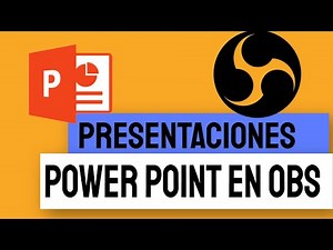 ¿ Cómo colocar diapositivas de POWER POINT en OBS Studio ?