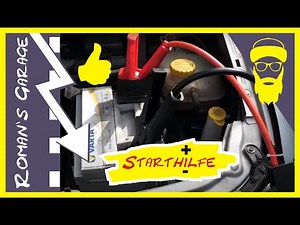 Überbrücken / Starthilfe am BMW am Beispiel des "520i Touring E39 " ( Opel Zafira)