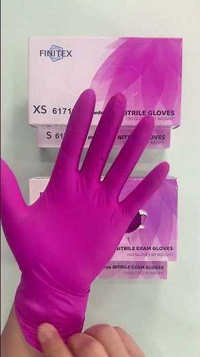 Not Just Practical: FINITEX Rose Red Nitrile Gloves for the Style-Savvy Woman #nitrilegloves
