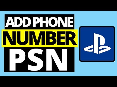 How To Add Mobile Phone Number To Playstation Account (PS4 & PS5) | PSN