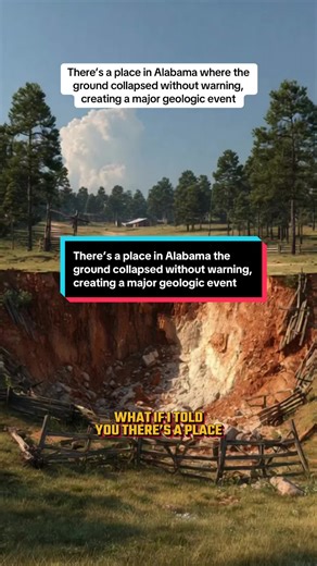 There’s a place in Alabama where the ground collapsed without warning, creating a massive sinkhole more than 300 feet wide and over 100 feet deep. No storm. No explosion. Just land disappearing overnight. Known as the Golly Hole near Calera, this is one of the most unsettling geological events in Alabama history. Alabama travel Real Alabama Hidden Alabama Explore alabama Sweet home Alabama Calera Alabama Sinkhole Geologic event Alabama history #alabamatravel #calera #geological #sinkholes #didyo