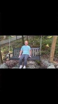 Dream Porch Upgrade 😍 POLYWOOD Vineyard 60" Outdoor Swing Review #Shorts