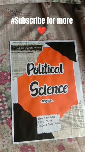 #Political science project front page ideas 💡#Front page ideas for projects