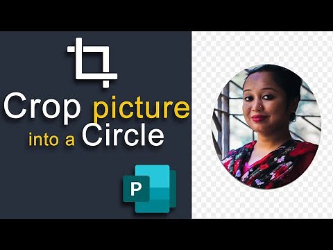 How to crop a picture into a circle in Publisher