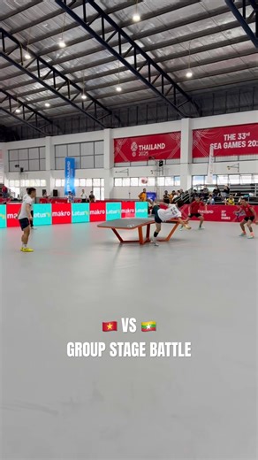 🇻🇳 vs 🇲🇲 | 33rd SEA Games | Group Stage battle #Teqball