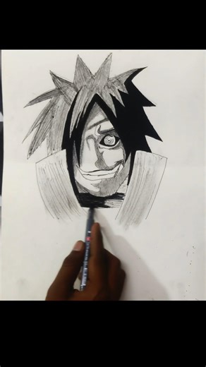 Madara Uchiha sketch by pencil #narutoshippuden #madara #sketch #drawing #art